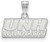 Image of 14K White Gold University of New Hampshire Small Pendant by LogoArt (4W013UNH)