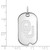 Image of 14K White Gold University of Oklahoma Small Dog Tag by LogoArt (4W028UOK) Image of 14K White Gold University of Oklahoma Small Dog Tag by LogoArt (4W028UOK)