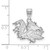Image of 14K White Gold University of South Carolina Medium Pendant by LogoArt (4W045USO) Image of 14K White Gold University of South Carolina Medium Pendant by LogoArt (4W045USO)