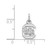 Image of 14K White Gold University of South Carolina X-Small Pendant by LogoArt 4W001USO Image of 14K White Gold University of South Carolina X-Small Pendant by LogoArt 4W001USO