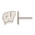 14K White Gold University of Wisconsin X-Small Post Earrings by LogoArt 4W008UWI