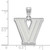 Image of 14K White Gold Villanova University Large Pendant by LogoArt (4W003VIL)