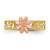 Image of 14K Yellow & Rose Gold Flower Toe Ring