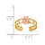 Image of 14K Yellow & Rose Gold Flower Toe Ring