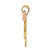 Image of 14K Yellow & Rose Gold Small Double Girls Pendant XK284