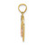 Image of 14k Yellow & Rose Gold with Rhodium #1 Grandma In Heart Pendant