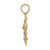 Image of 14k Yellow & Rose Gold with Rhodium Heart w/ Rose & Lace Trim Pendant