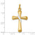 Image of 14K Yellow & White Gold Hollow Methodist Cross Pendant XR266