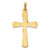 Image of 14K Yellow & White Gold Hollow Methodist Cross Pendant XR266