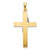 Image of 14K Yellow & White Gold Hollow Methodist Cross Pendant XR562
