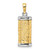 Image of 14K Yellow & White Gold Mezuzah Pendant K1312