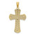 Image of 14K Yellow & White Gold Polished 2 Level Fancy Cross Pendant K5445