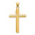 Image of 14K Yellow & White Gold Polished Crucifix Pendant K6280