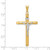 Image of 14K Yellow & White Gold Polished Crucifix Pendant K6282