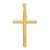 Image of 14K Yellow & White Gold Polished Crucifix Pendant K6282