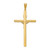 Image of 14K Yellow & White Gold Polished Crucifix Pendant K6285