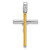 Image of 14K Yellow & White Gold Polished Crucifix Pendant LF864