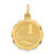 Image of 14K Yellow Gold #1 Grandpa Disc Charm