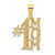 Image of 14K Yellow Gold #1 Mom Vertical Pendant