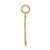 Image of 14K Yellow Gold #1 Son Charm