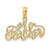 Image of 14K Yellow Gold #1 Teacher Pendant D4179 Image of 14K Yellow Gold #1 Teacher Pendant D4179