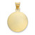 Image of 14K Yellow Gold & Rhodium & Shiny-Cut Lady Of Guadalupe Circle Pendant K5640