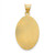 Image of 14K Yellow Gold & Rhodium & Shiny-Cut Lady Of Guadalupe Oval Pendant K5824