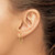 Image of 17mm 14K Yellow Gold 1.25mm Endless Hoop Earrings XY1208