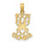 Image of 14K Yellow Gold 100% Gemini Pendant