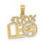 Image of 14K Yellow Gold 100% Leo Pendant