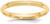 Image of 14K Yellow Gold 2.5mm Half Round with Edge Band Ring