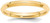 Image of 14K Yellow Gold 2.5mm Knife Edge Comfort Fit Band Ring