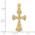 Image of 14K Yellow Gold 2-D Crucifix Pendant