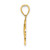 Image of 14K Yellow Gold 2-D Key West Dolphin Pendant