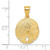 Image of 14K Yellow Gold 2-D Sand Dollar Pendant