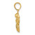 Image of 14K Yellow Gold 2-D Textured Octopus Pendant K7432