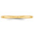 Image of 14K Yellow Gold 2mm Half Round Band Ring