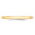 Image of 14K Yellow Gold 2mm Lightweight Half Round Band Ring