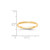 Image of 14K Yellow Gold 2mm Lightweight Half Round Band Ring