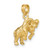 Image of 14K Yellow Gold 3-D Aries Zodiac Pendant