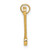 Image of 14K Yellow Gold 3-D Double Open-Ended Wrench Pendant