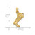 Image of 14K Yellow Gold 3-D Firefighter Boot Pendant