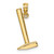 Image of 14K Yellow Gold 3-D Hammer Pendant
