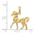 Image of 14K Yellow Gold 3-D Horse Pendant K6512