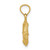 Image of 14K Yellow Gold 3-D Lifesaver Pendant With Rope Trim Pendant