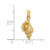 Image of 14K Yellow Gold 3-D Mini Precious Wentletrap Shell Pendant