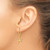 Image of 26.5mm 14K Yellow Gold 3-D Mini Shiny-Cut Puffed Heart Leverback Earrings