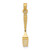 Image of 14K Yellow Gold 3-D Polished Table Fork Pendant