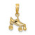 Image of 14K Yellow Gold 3-D Roller Skate Pendant D4267