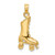 Image of 14K Yellow Gold 3-D Roller Skate Pendant K8729